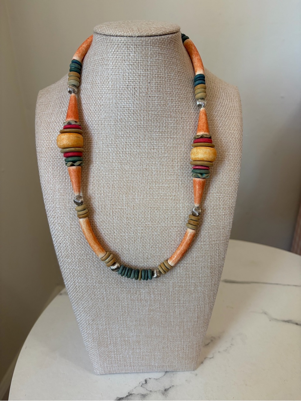 Vintage Wooden Necklace